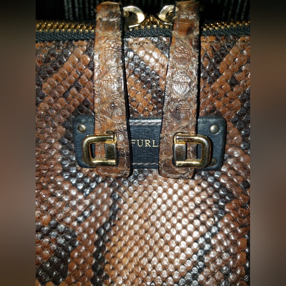 Furla Rare Python Handbag NWOT